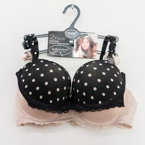Kathy Ireland 2 pack Fashion Push up Bra
